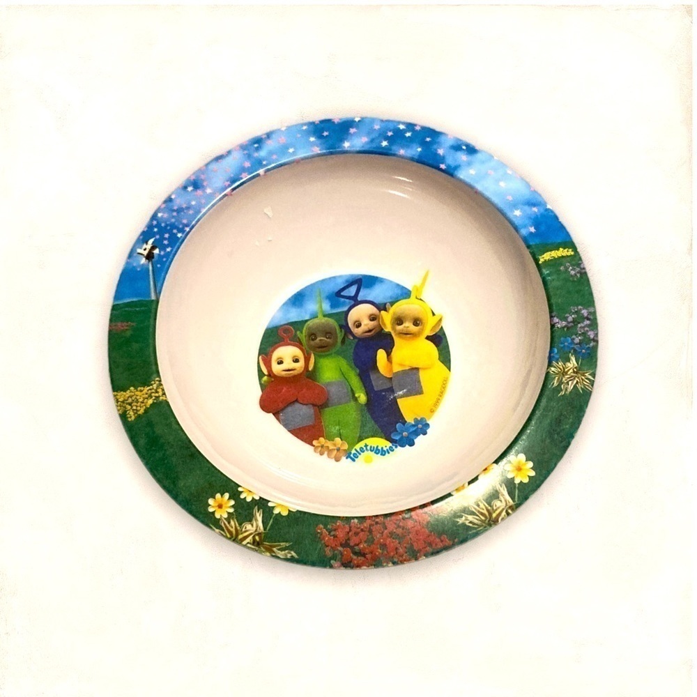 Vintage Teletubbies Bowl Melamine 1990s Excellent condition